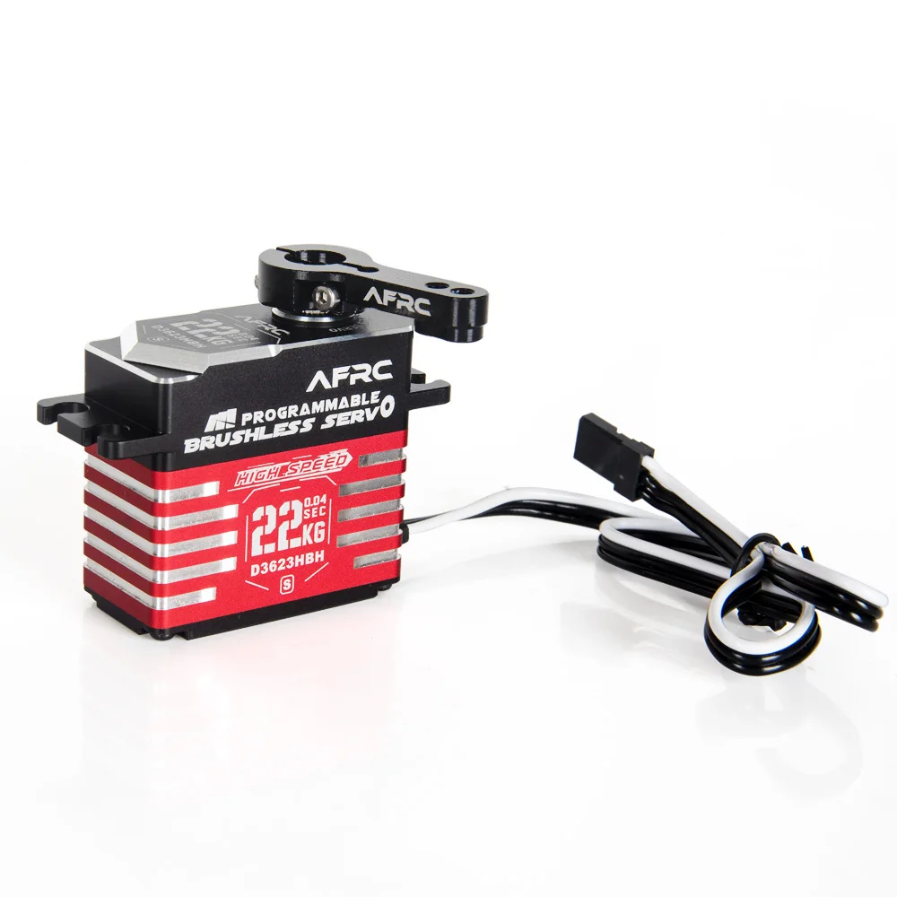 AFRC D3623HBH-S Brushless Smart Servo 22KG 0.035sec Aluminum Case for OXY5 MEG SAB GOBLIN RAW 700 450-700 Class Helicopters enlarge