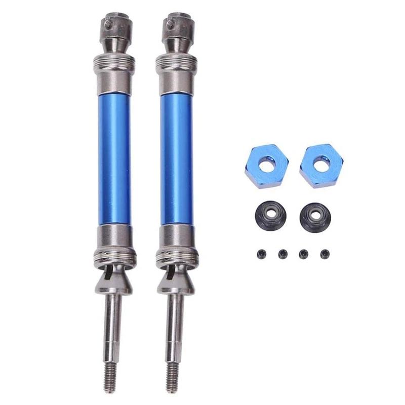 2PCS RC CVD Transmission Axle Drive Shaft Set Fit For Traxxas Slash 1/10 NSV775 Model Car