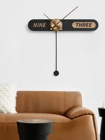 large pendulum wall clock modern design silent luxury clocks wall home decor wood watches living room decoration gift ideas