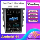 Автомагнитола Kaudiony, 12,1 дюйма, Android 10,0, 4G, GPS, навигация, стерео, 2013 - 2018 для Ford Mondeo