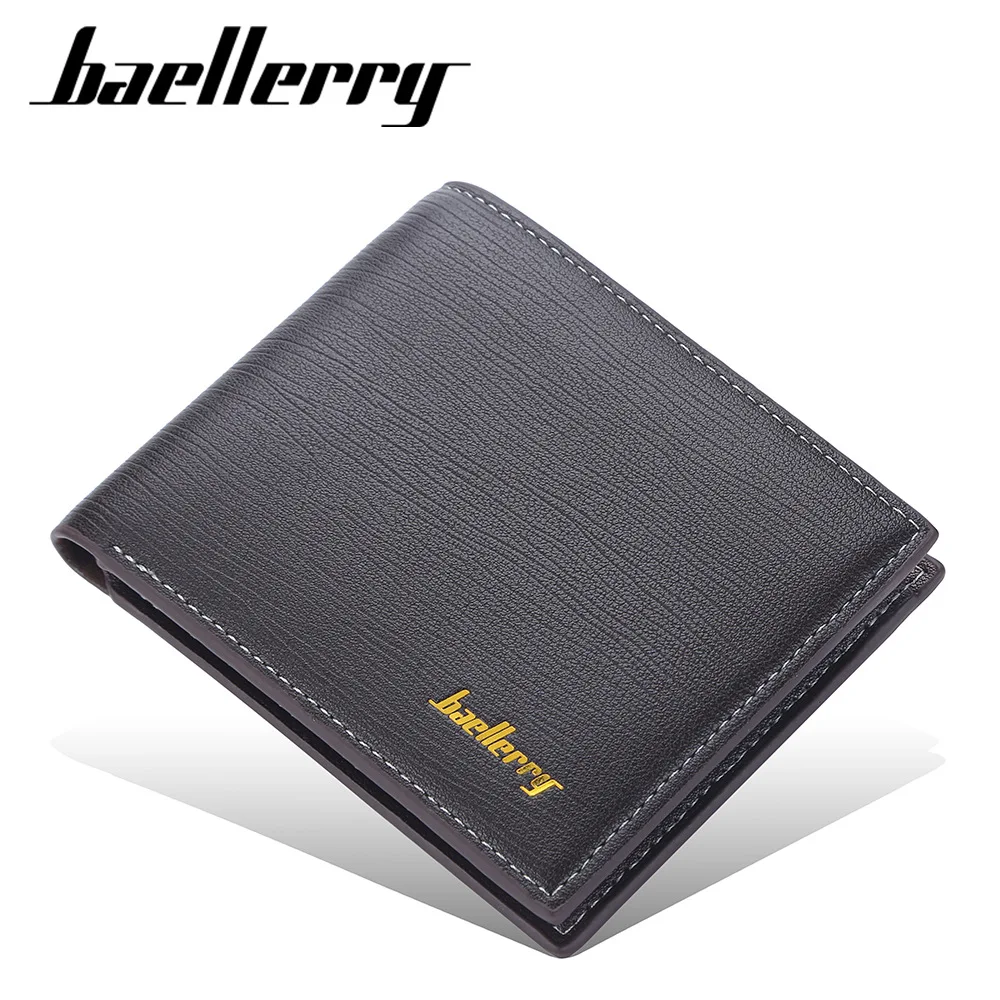 

2022 Men's Retro Wallet Luxury Brand Fashion Short Open Wallet Men PU Leather Two Fold Multifunctional Card Holder Wholesale