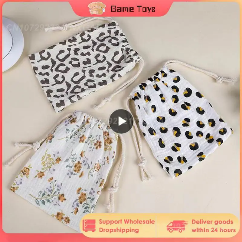 

1~5PCS Cotton Baby Bags String Diaper Stackers Caddy Organizer Nappy Pouch Babies Accessories Baby Essentials Diaper Bag