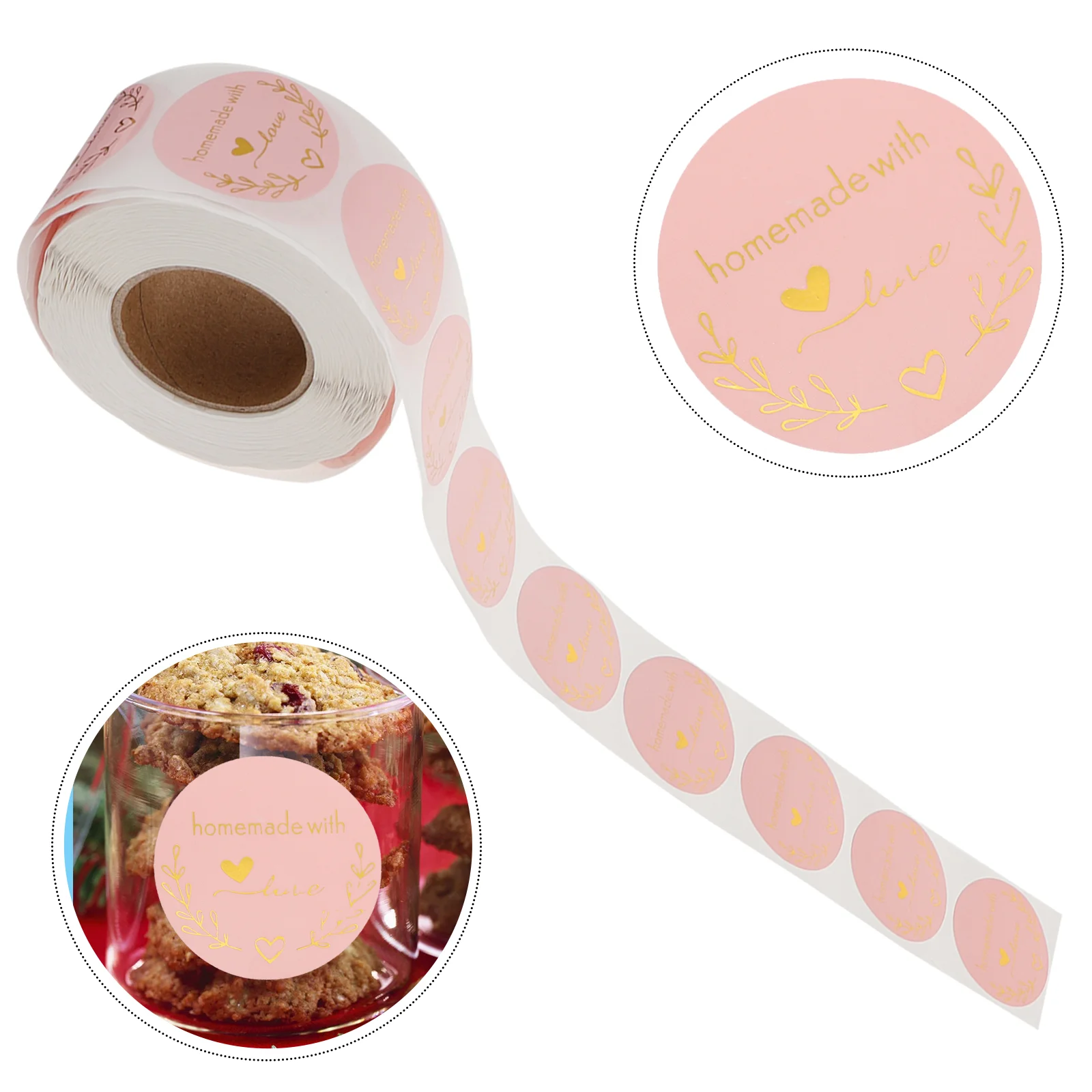 

Stickers Sealing Homemadelove Labels Gift Label Envelope Present Decorative Sticker Wedding Wrapping Tags Bakery Packing