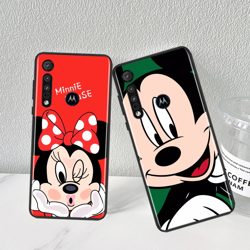 mickey minnie couple for motorola moto g60s g60 edge 20 e20 e7i e6i e6s g9 g8 plus g power one fusion black phone case free global shipping
