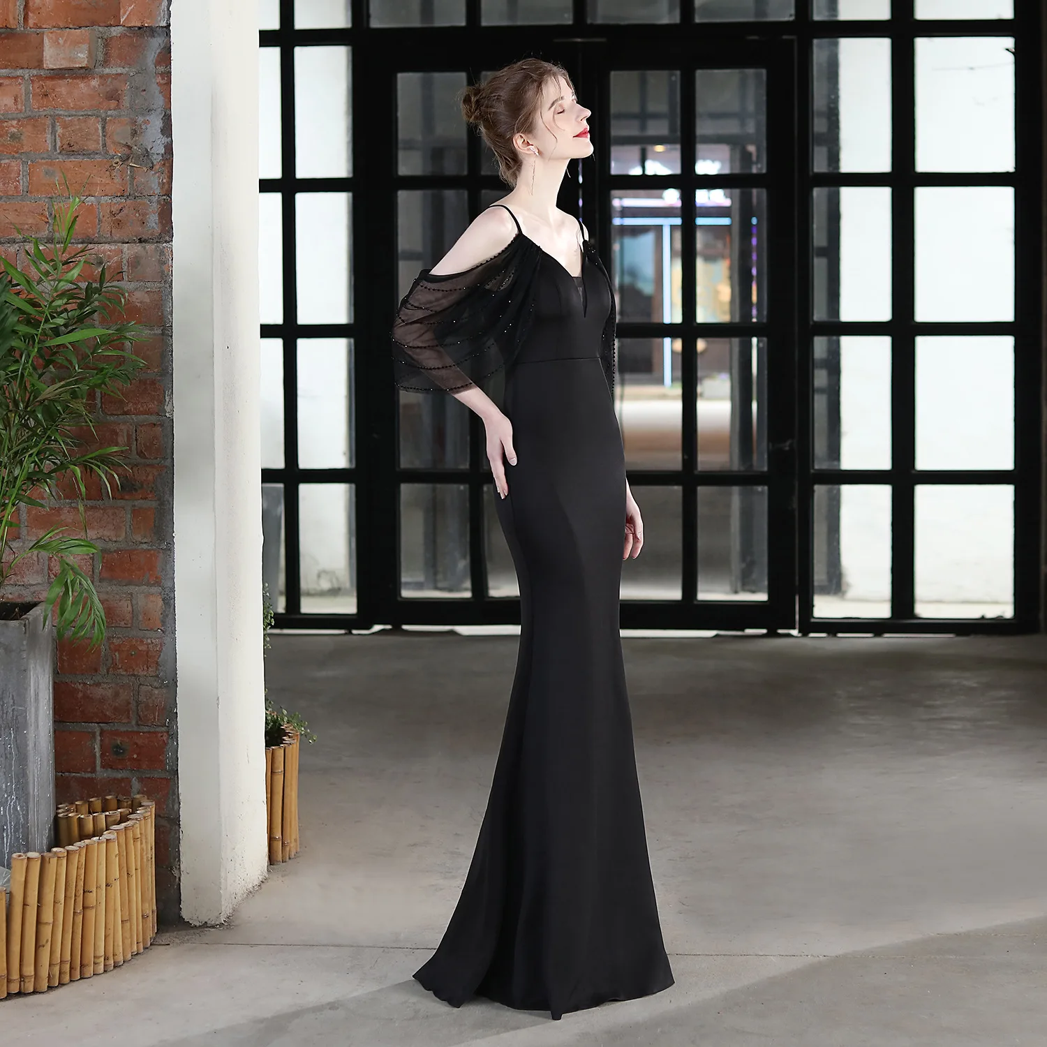 Luxury Party Elegant Dresses for Women 2022 Evening Prom Formal Long Clothes Sexy Sequin Cocktail Ceremony Birthday Maxi Outfits