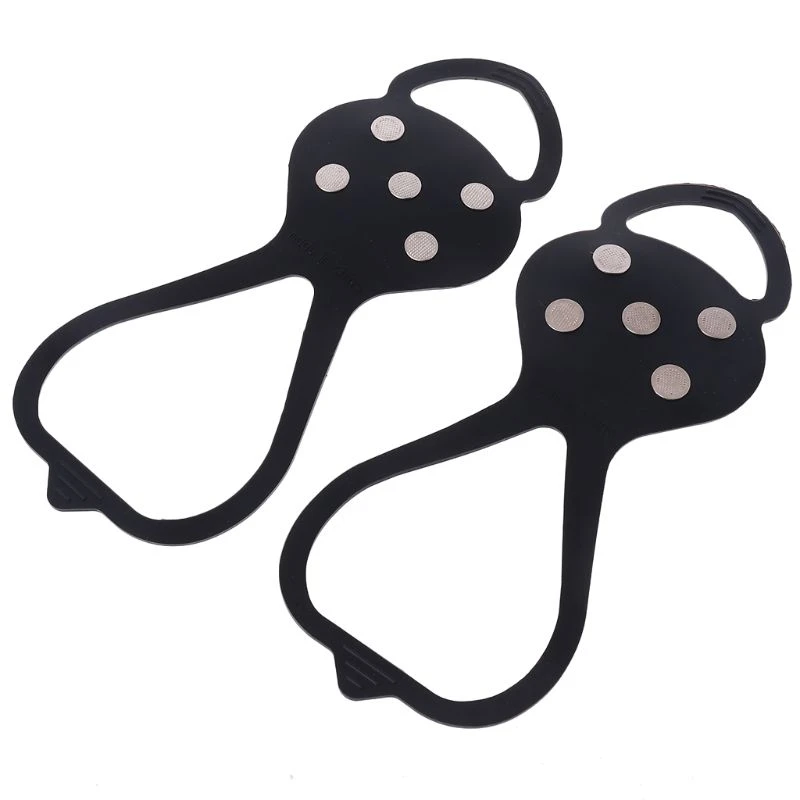 

1Pair Ice Snow Studs Non-Slip Spikes Shoes Boots Grippers Crampon Walk Cleats