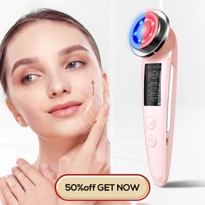 Koli  EMS Electroporation LED Photon Light Therapy Beauty Device Anti Aging Face Lifting Tightening 