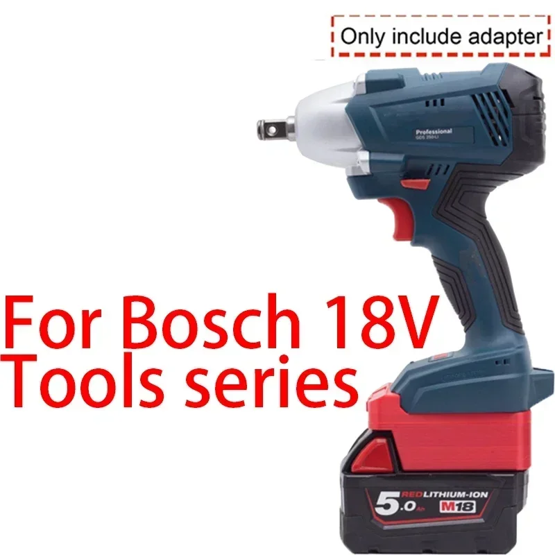 Фото Адаптер/преобразователь для литий-ионных инструментов Bosch 18 В, конвертер в адаптер литий-ионного аккумулятора Milwaukee 18 В, аксессуары для электроинструментов №4