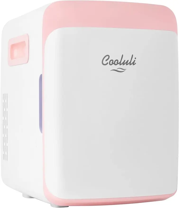 

Cooluli 10L mini fridge for bedrooms - cars, desks and university dorms - 12V portable cooler and heater