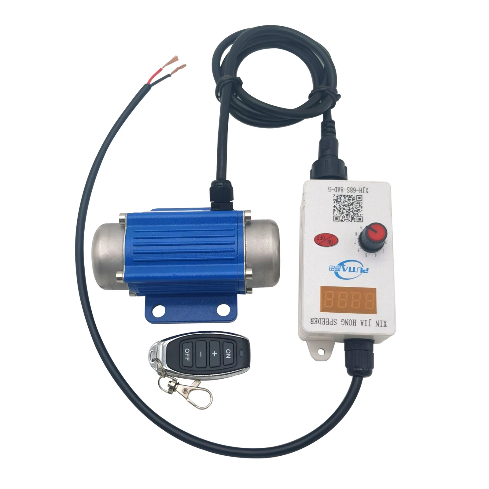 Бесщеточный электродвигатель-вибромотор с цифровым дисплеем, 12 В, 4500 об./мин.