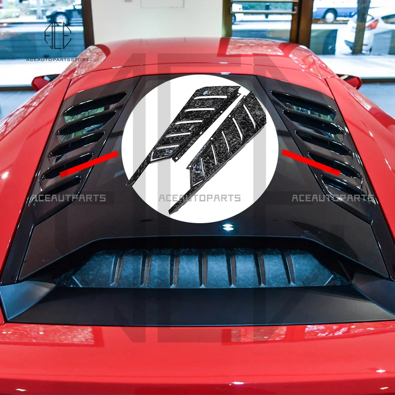 Сменные вентиляционные отверстия заднего капота из сухого углеродного волокна