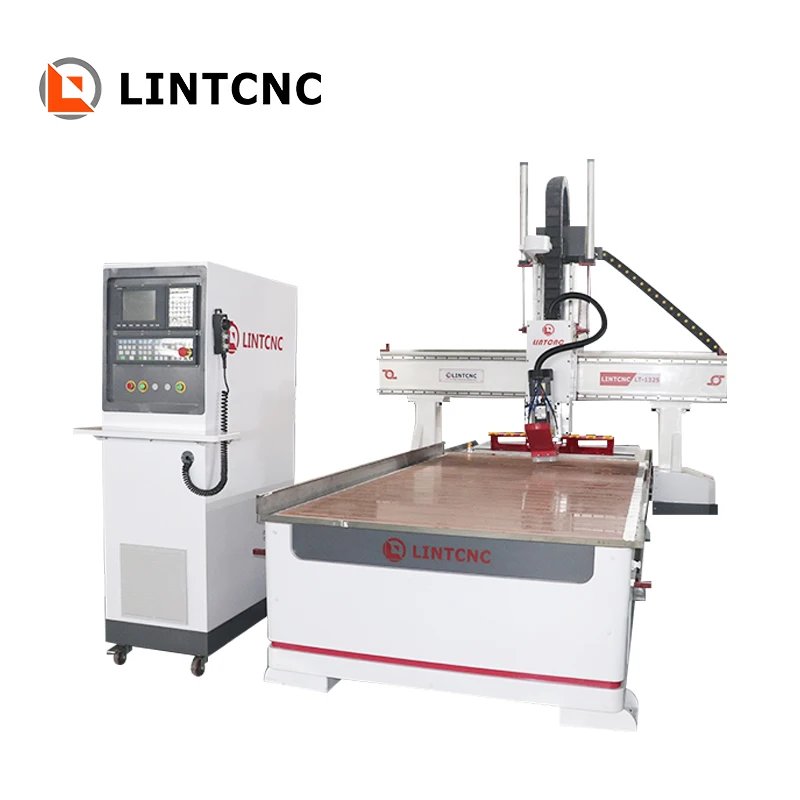 

4*8ft cnc router woodworking machine 4 axis Swing Spindle 1325 atc cnc wood router for mdf cutting wooden furniture door making