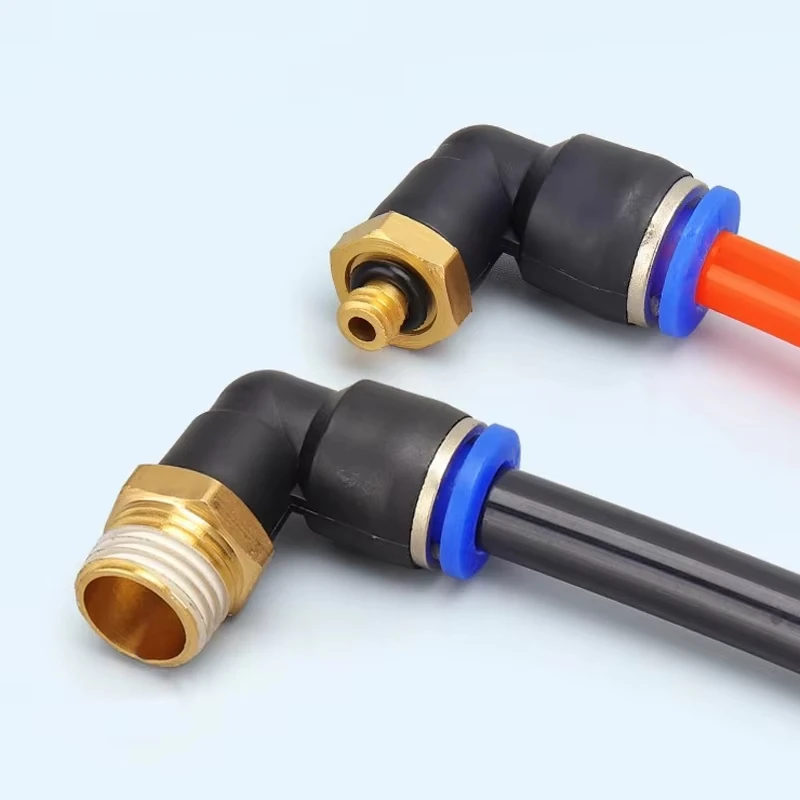 Пневматический воздушный разъем PL 4 6 8 10 12 мм 20/50/100 шт