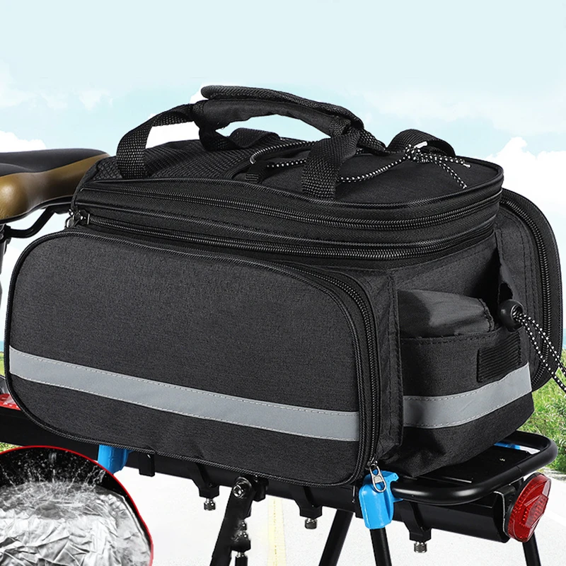 

Cyclist Bike Camel Bag Mountain Bike Tail Bag Riding Shelf Bag Bicycle Travel Bag Waterproof Large Capacity