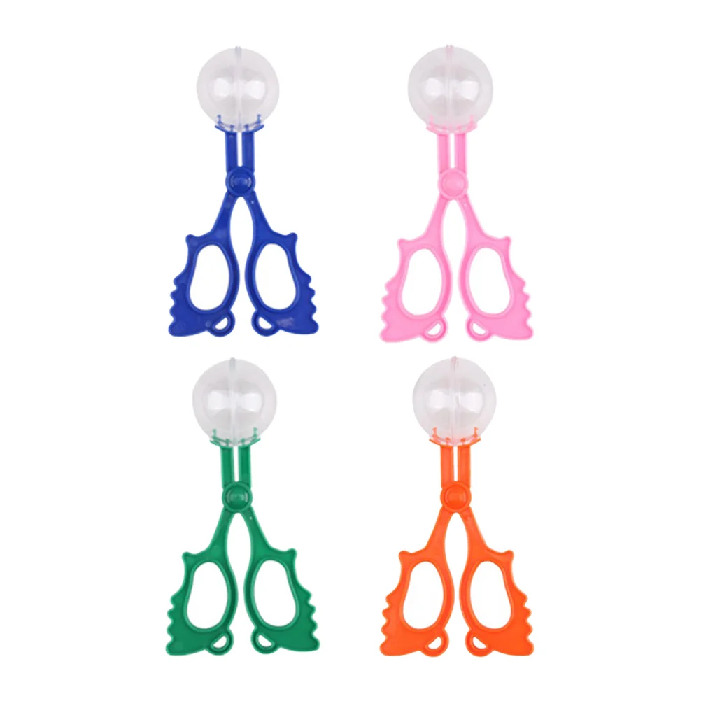 

4pcs Insect Scissor Clamp Bug Insect Scooper Scissors Kids Outdoor Explorer Toy