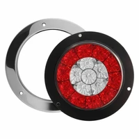 4 inch round redamber 16 led truck trailer brake stop turn signal tail lights high quality and durable