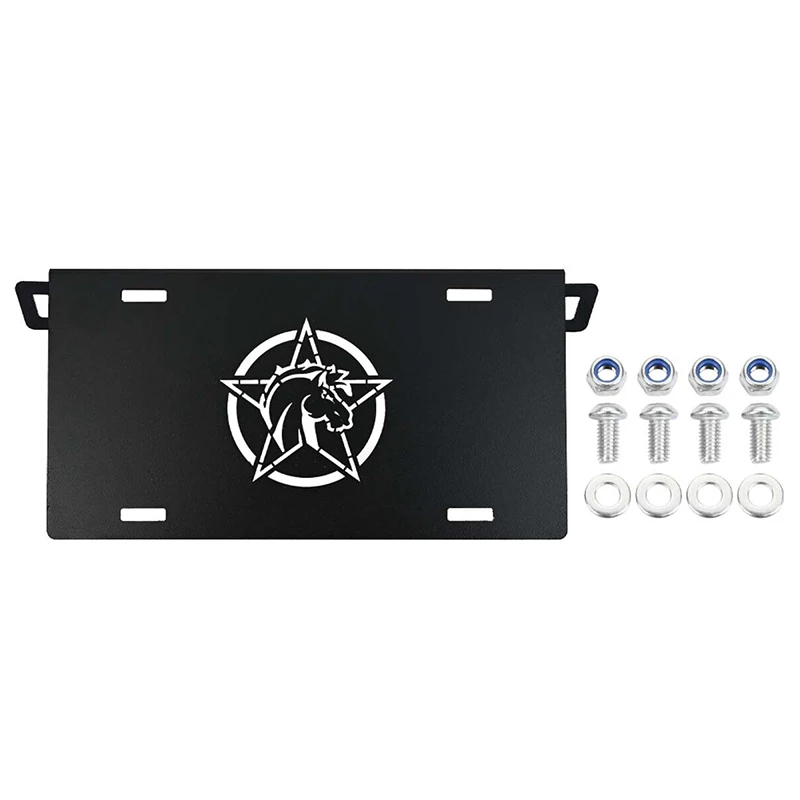 

Держатель внешнего кронштейна Bracingo, базовые рамки номерного знака, черные автомобильные аксессуары, пригодные для Ford Bronco 2021 2022, простая установка