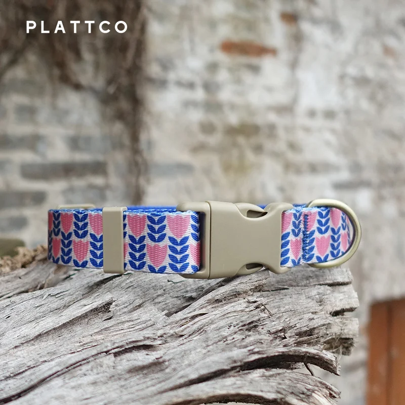 

PLATTCO однотонные ошейники для собак, нейлоновый ошейник для домашних питомцев, для маленьких, средних и больших собак, ошейники для домашних ...