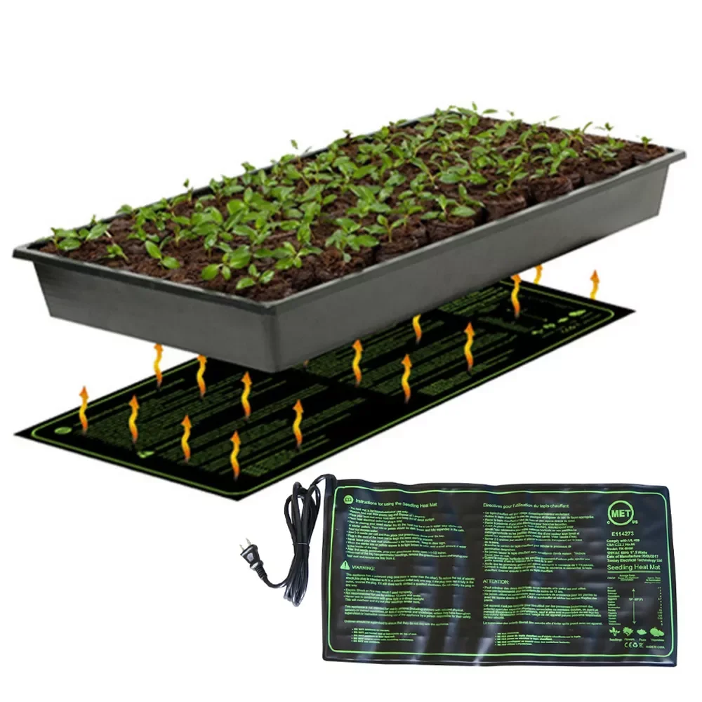 

Seedling Heat Mat 110/120/220/230V Seed Germination Growth Heat Mat Plant Potted Bonsai Keep Warm Pad Garden Supplies US UK