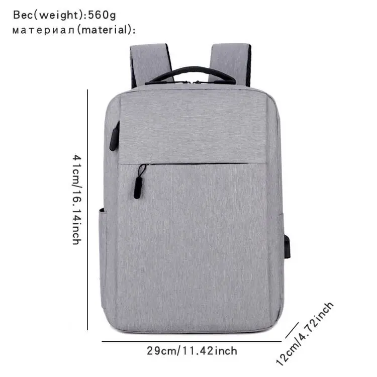 new solid color backpack mens simple leisure outdoor sports backpack business computer travel backpack free global shipping