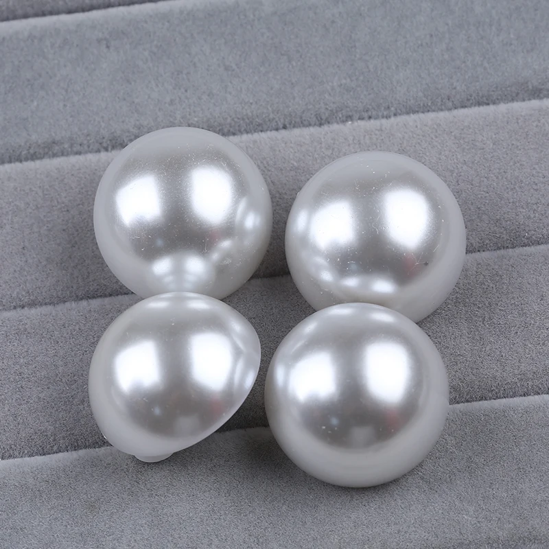 Wholesale 25mm Natural White Mother Of Pearl Bead Shell Brooch For Women