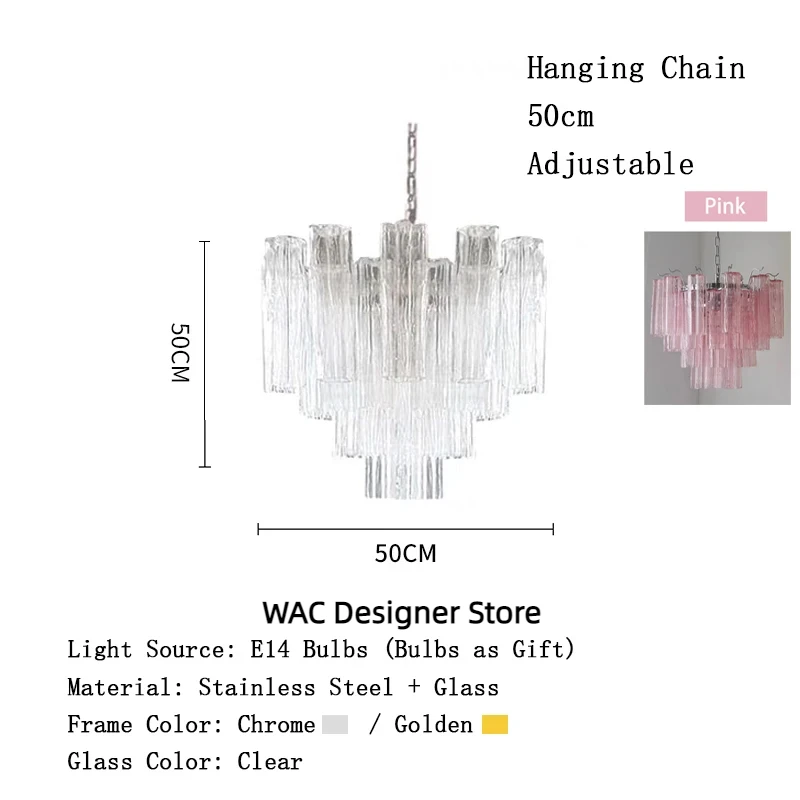 

Винтажный розовый стеклянный подвесной светильник HomeLover