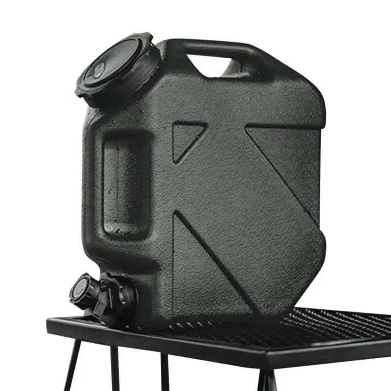 

Camping Water Container with Faucet,10L/2.6 Gallon Water Barrel Leak Proof Water Tank Portable Camping Kettle for Hiking Picnic