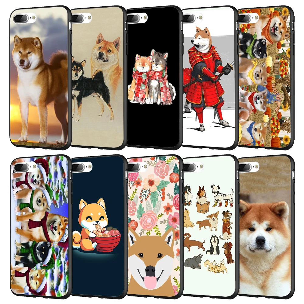 Shiba Inu Doge Cover Case For iPhone 13 12 11 X XS XR 7 8 6S SE Plus Pro Max Mini | Mobile Phone Cases &amp Covers