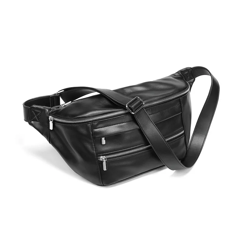 Мужская нагрудная сумка Повседневная через плечо модная брендовая