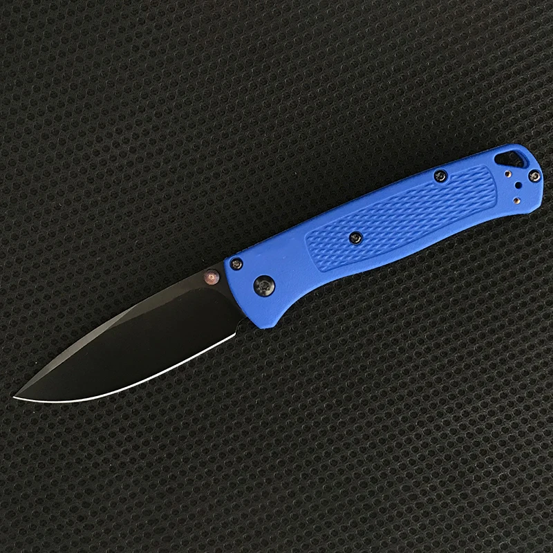 

Outdoor Folding Knife BM 535 Bugout Multiple Color Handle Outdoor Camping Safety Defense Portable Pocket Knives EDC Tool