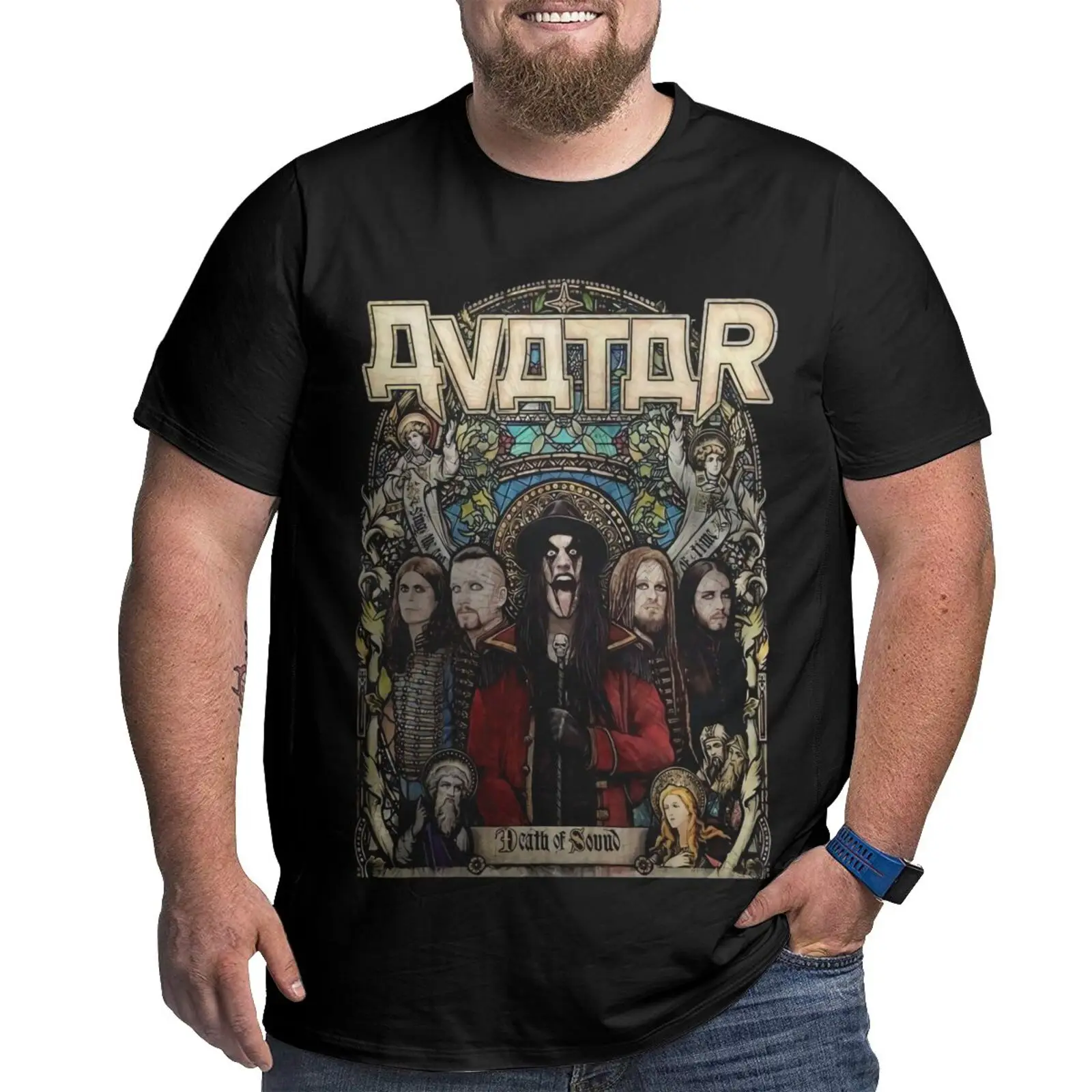 

Футболка Polular Avatar Band Death Of Sound, женская футболка оверсайз, Мужская футболка, Мужская футболка, футболка, мужские хлопковые футболки, топы