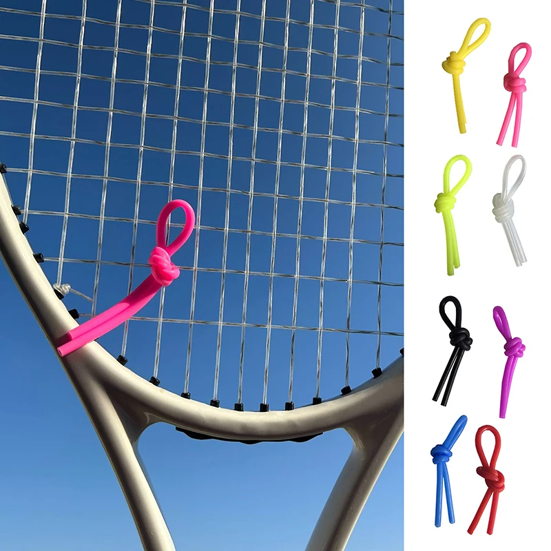 

Tennis Racket Damper String Vibration Dampener Silica Gel Knot Shape Shock Absorber Tennis Racket Accessories