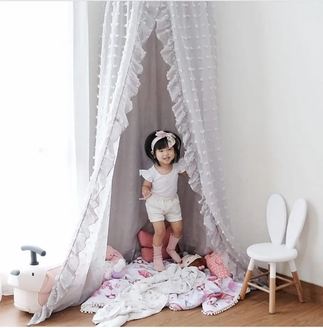 

Kids Mosquito Net Baby Crib Curtain Hanging Tent Home Decoration Living Room Bedroom Corner Bed Decor Girl Princess Mosquito Net
