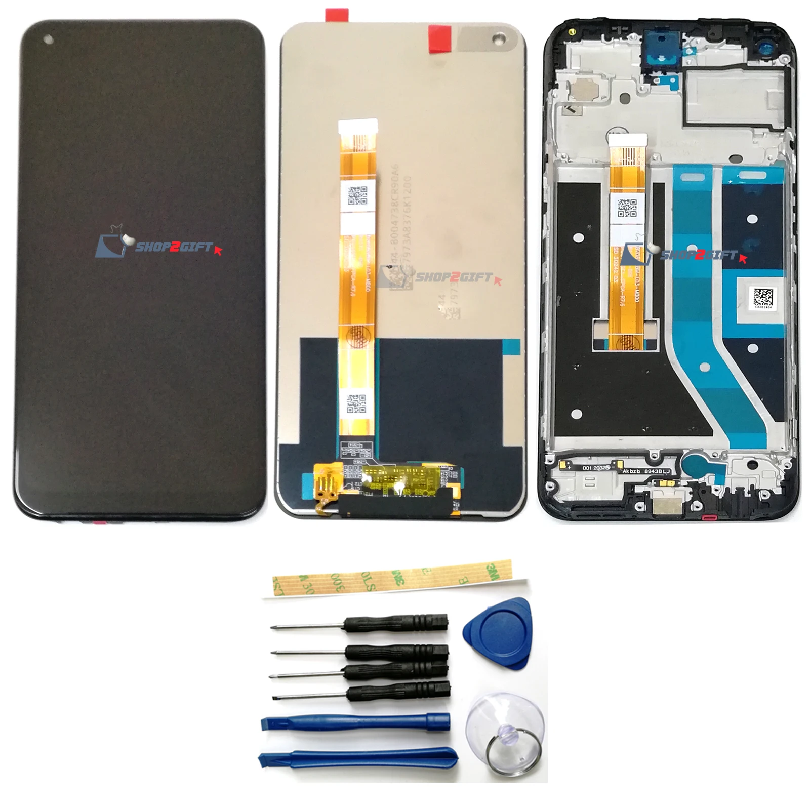 Shyueda IPS A + для OnePlus Nord N100 6,52 дюймов BE2013 BE2015 BE2011 BE2012 ЖК-дисплей с сенсорным экраном и дигитайзером