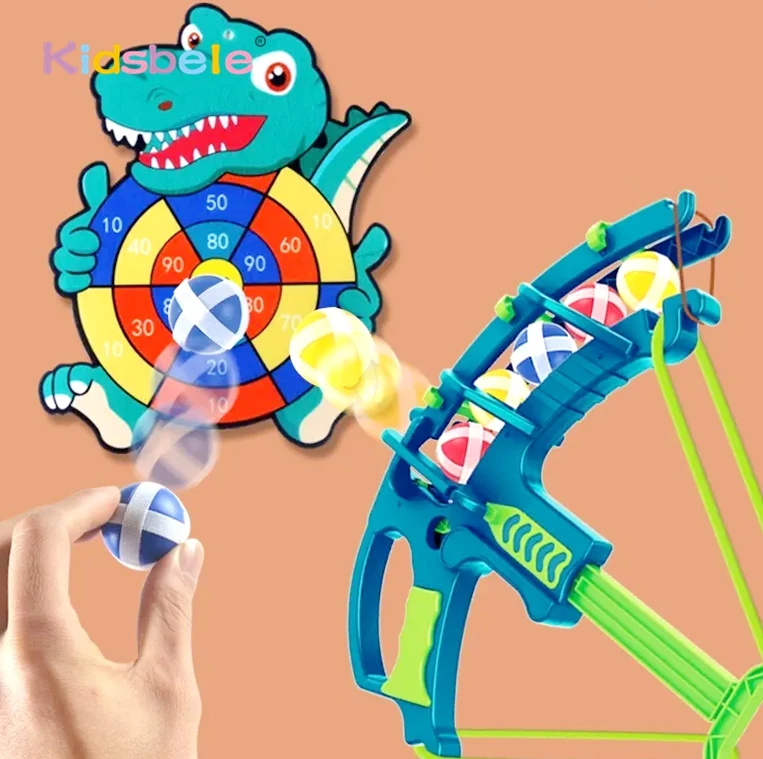 Динозавр липкий шарик лук мишень дартсборд слон стрельба из лука игрушка