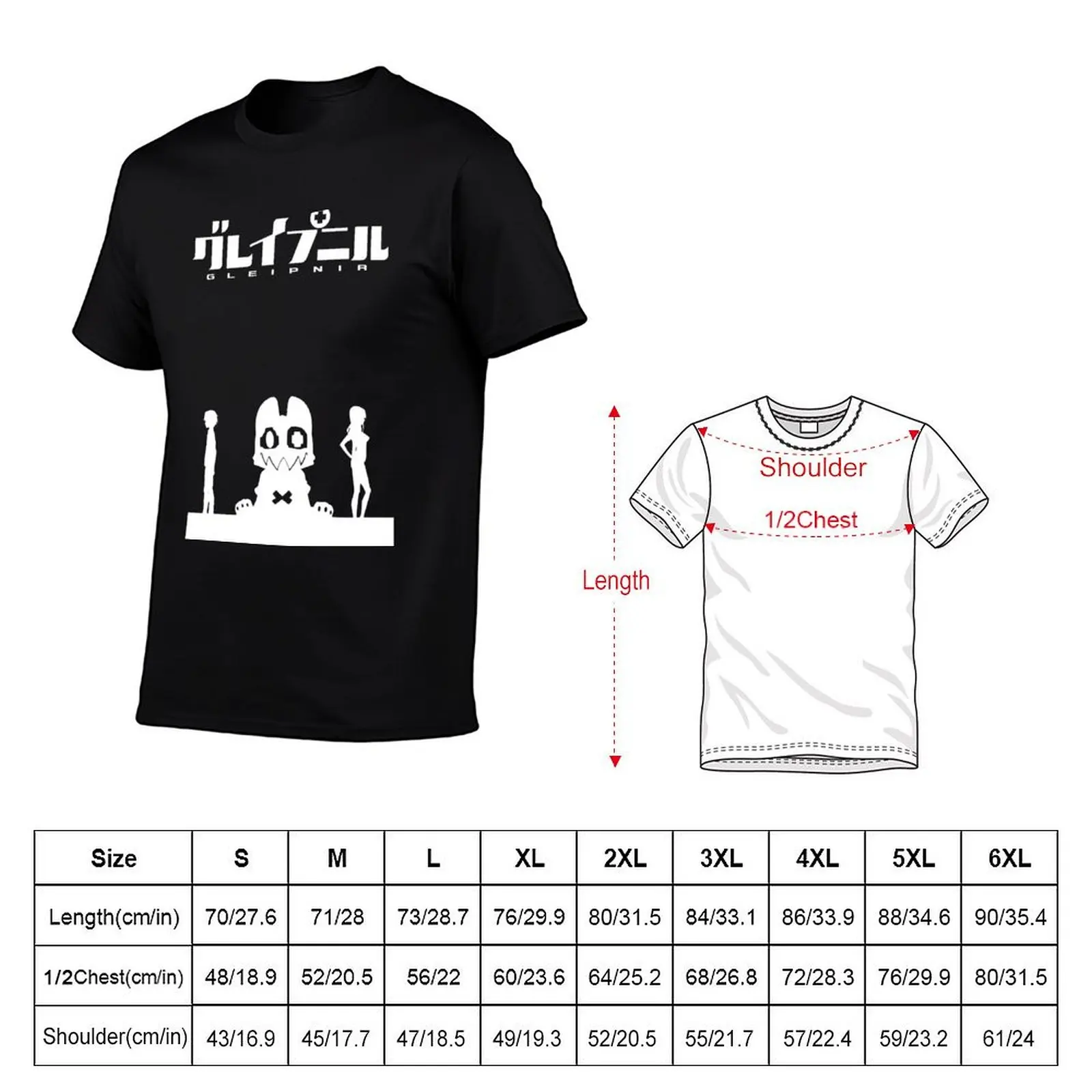 Фото Футболка Gleipnir больших размеров, удобная модель. №2