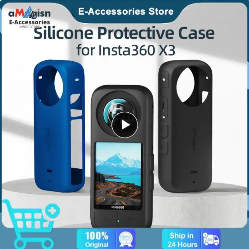 

Protection For Insta360 X3 Body Case Sleeve Cover 360 X3 Silicone Cover Case Anti-scratch Accessories Panoramic Action