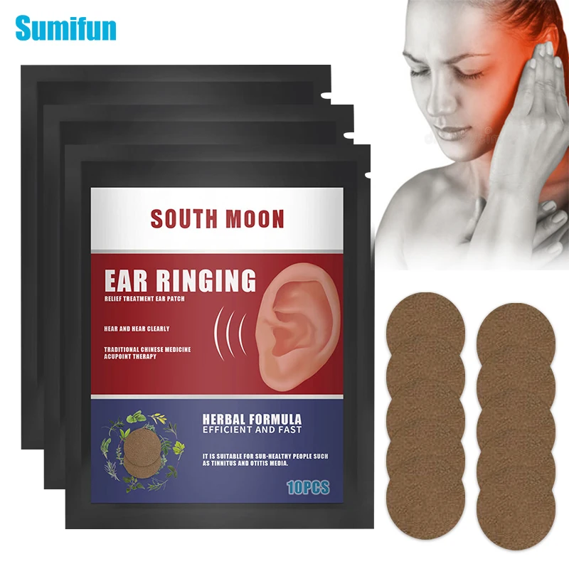 

20/40Pcs Ear Tinnitus Patch Protection Smoothes Nerves Pain Deaf Improve Hearimg Relief Headache Buzzing Earache Ear Health