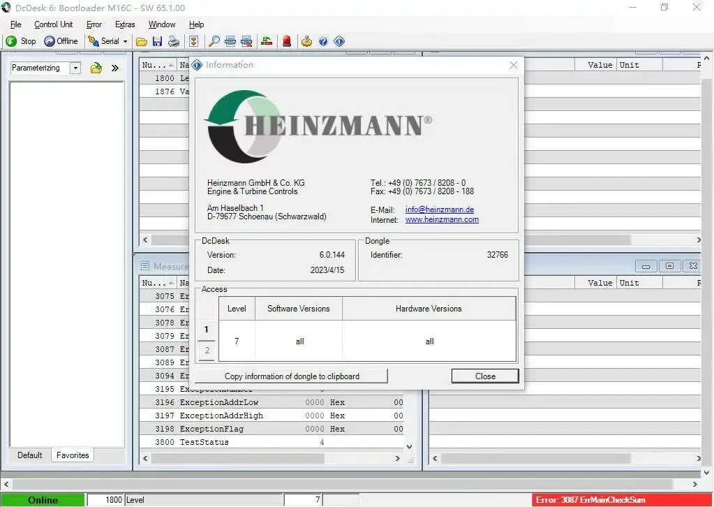 Фото Автосервисная диагностическая система AutoDVD Heinzmann DcDesk6 DC6 6.1 + USB-адаптер №2