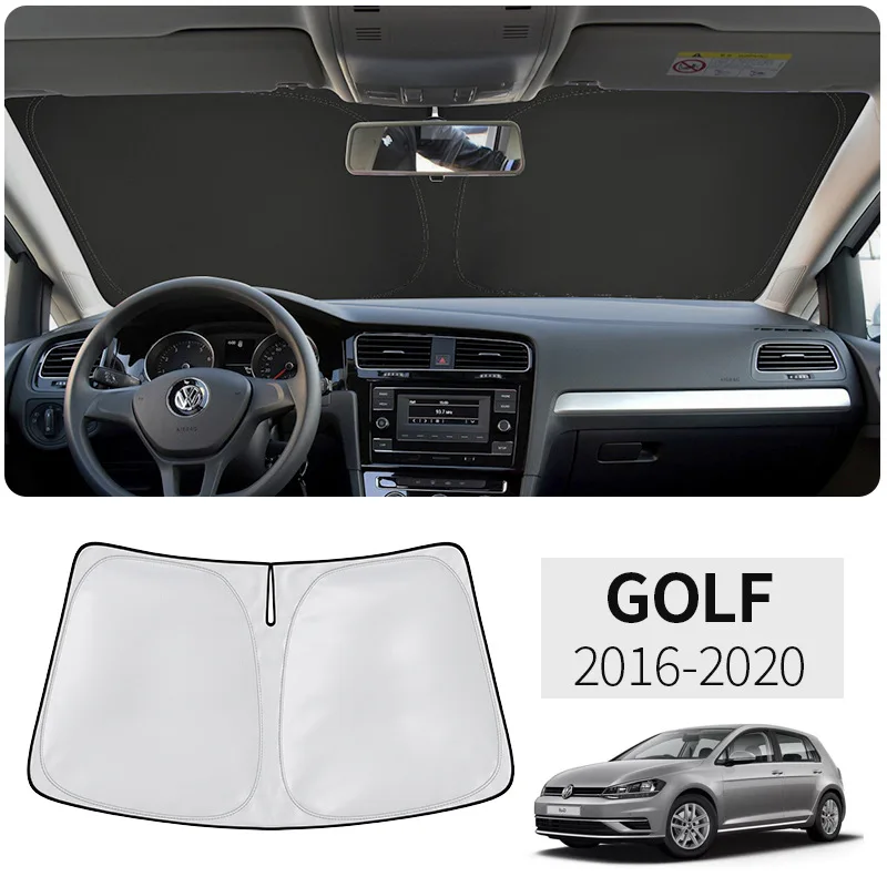 

For Volkswagen Golf Car Sunshade Umbrella Car Sun Shade Protector Parasol Summer Sun Interior Windshield Protection Accessories