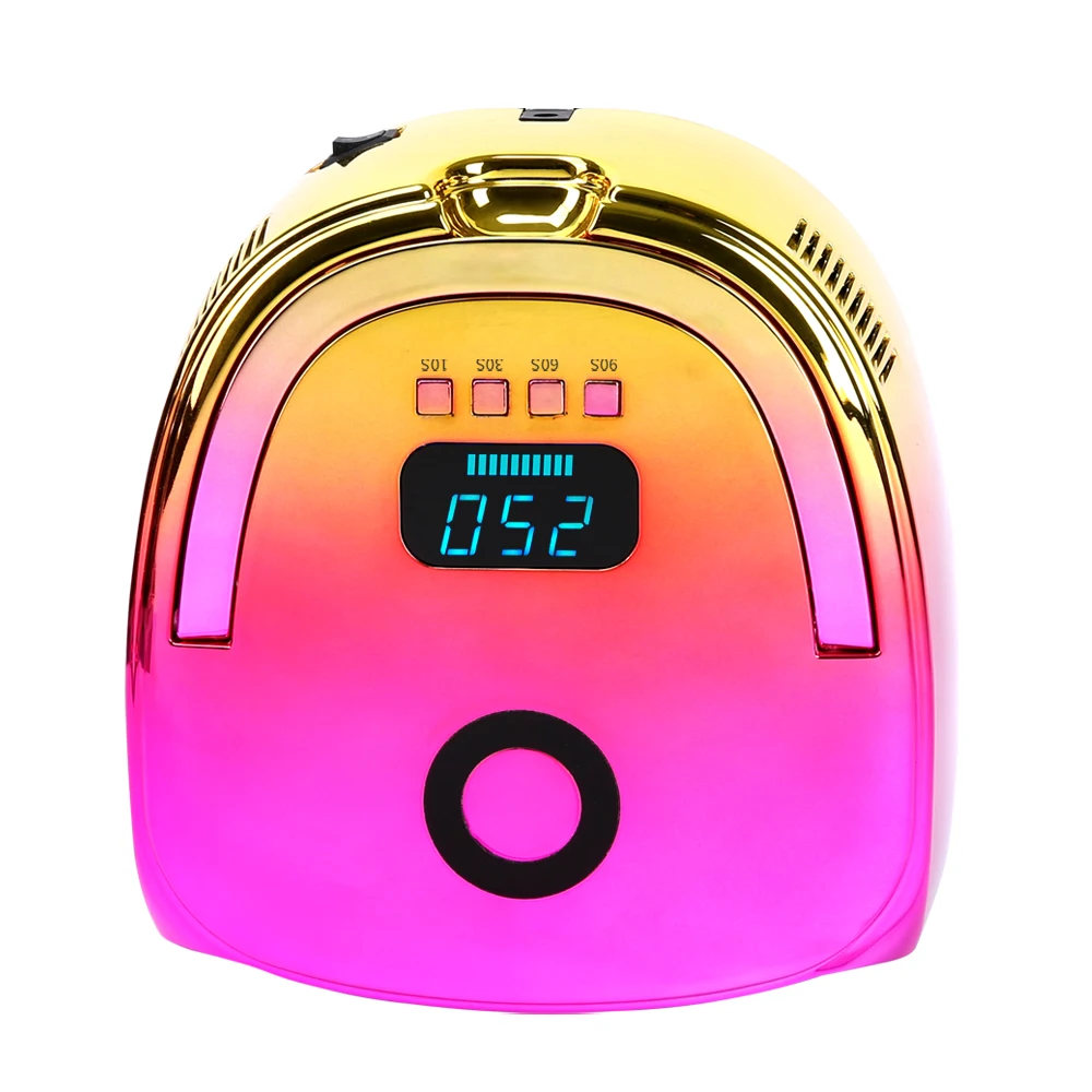 Lámpara de uñas recargable con mango, Máquina secadora de esmalte de Gel inalámbrica, luz UV para uñas, lámpara LED UV inalámbrica