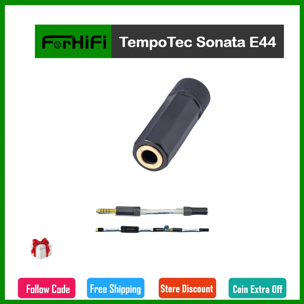 Усилитель для наушников TempoTec Sonata E44 Dual CS43131, USB Тип C до 4,4 мм, встроенный DSD256, усилитель баланса DAC, усилитель для телефонов Android, ПК, MAC