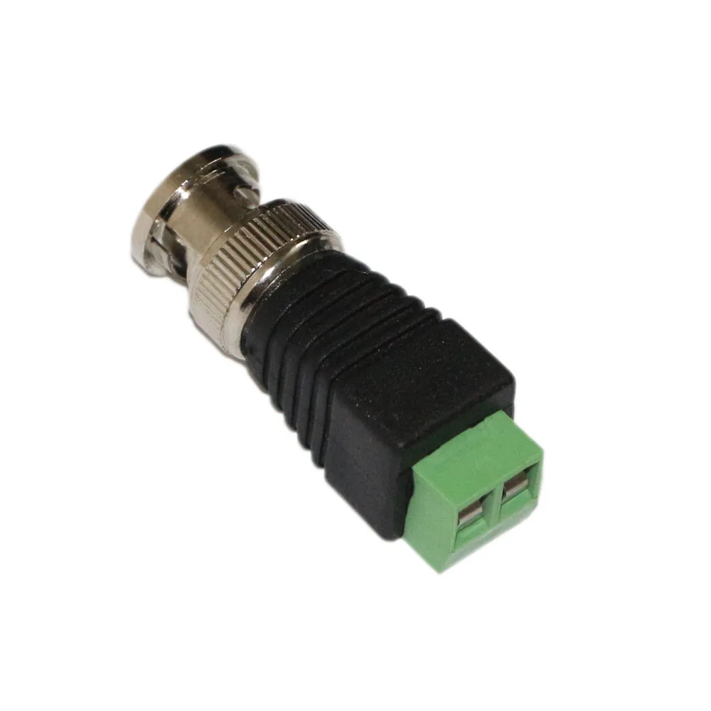 

10 Pieces Mini Coax BNC Male Connector To UTP Cat 5e Video Balun Connector For CCTV Surveillance Camera