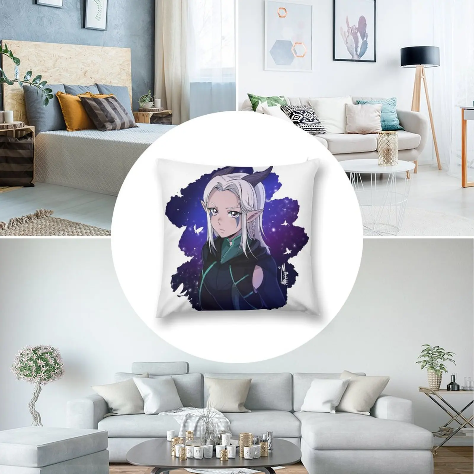 Осенние декоративные подушки The Dragon Prince Rayla наволочки для домашнего декора