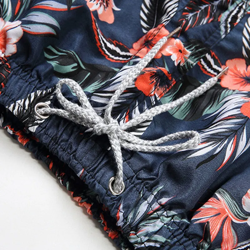 Мужские летние пляжные шорты размера плюс быстросохнущие свободные модная