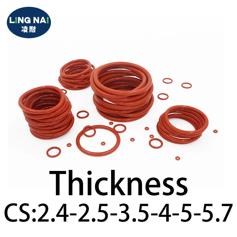 Термостойкая резиновая уплотнительная прокладка VMQ толщина 2 4/2 5/3 5/4/5/5 мм