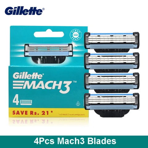 Лезвия для бритвы Gillette Mach 3 4 шт