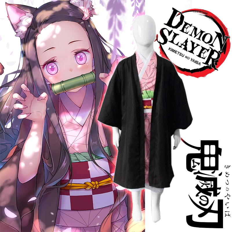 

Кимоно для косплея, детское кимоно Тан-Джиро из фильма «рассекающий демонов», костюм зенитсу для представлений, вечерние Ball, Хэллоуин