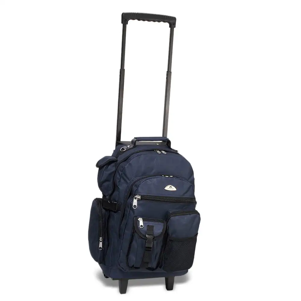 

Unisex Deluxe Backpack On Wheels 13.5"x 18.5"x 7" Navy