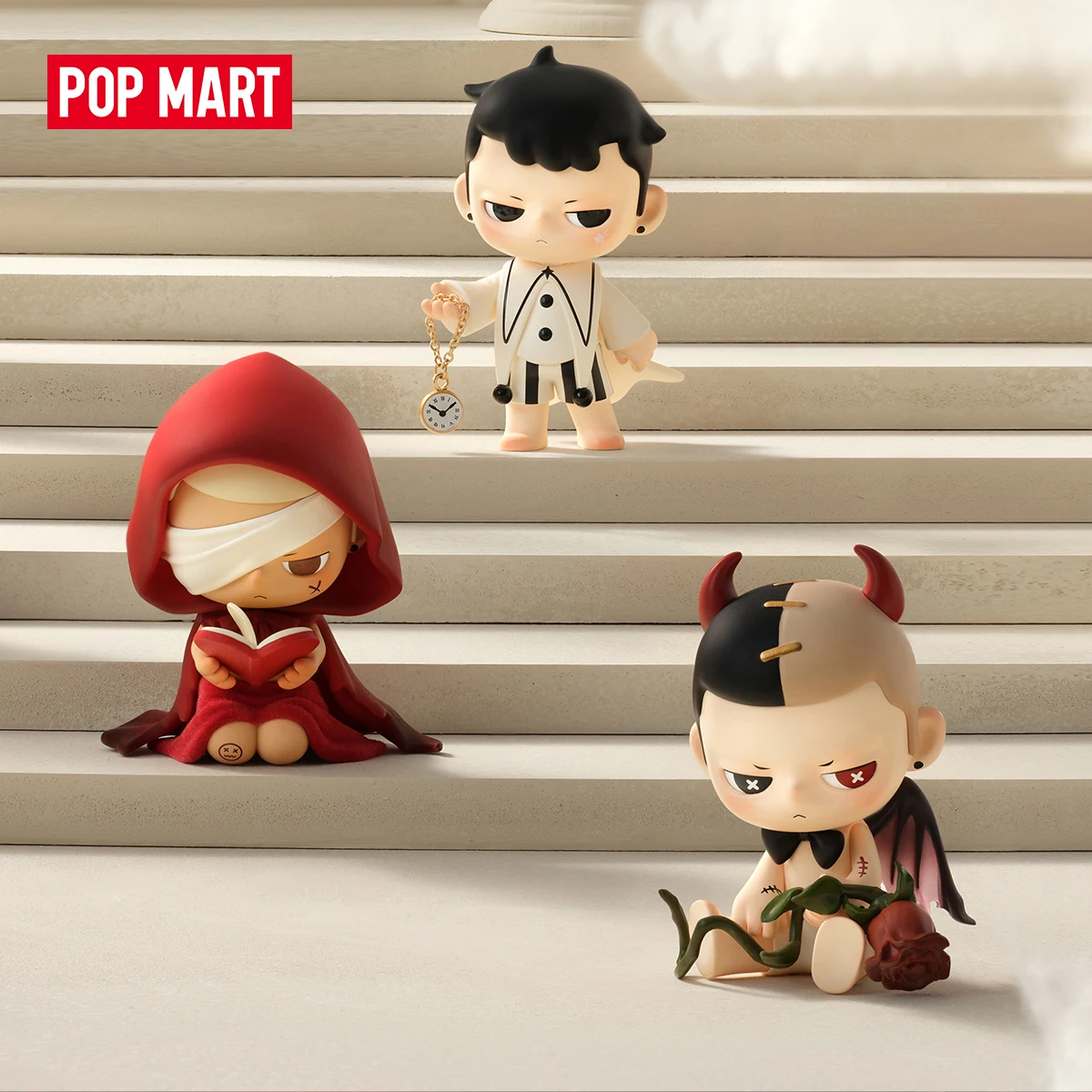Фото Фигурки серии POP MART KUBO «Поэма ангела», слепая коробка, 1 шт./12 шт., загадочная коробка №1